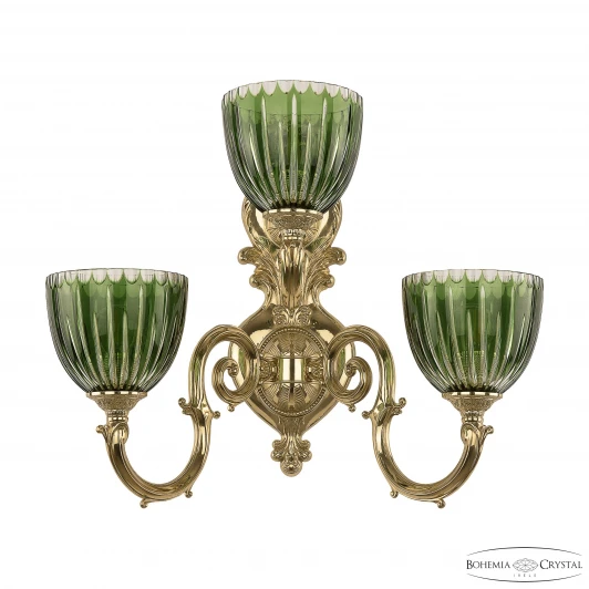 7203B16/2+1/210 G P1 U Clear-Green/H-1K Бра Bohemia 7203 7203B16/2+1/210 G P1 U Clear-Green/H-1K