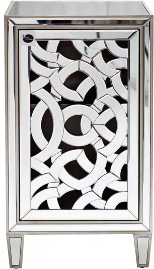KFC972 Тумба прикроватная Garda Decor KFC972 (Серебро/Серебро)