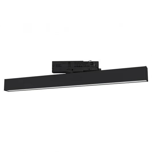 058649 Трековый светильник светодиодный LGD-FLAT-4TR-S605-25W Warm3000 (BK, 100 deg, 230V, TRIAC) (Arlight, IP20 Металл) 058649
