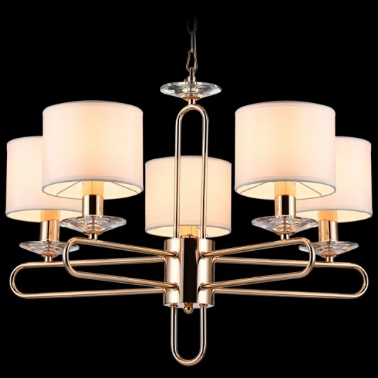 IL6196-5P-17 GD Подвесная люстра ILLUMICO IL6196-5P-17 GD (220V, на цепи)