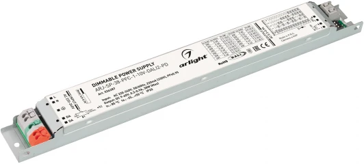 036287 Блок питания ARJ-SP-38-PFC-1-10V-DALI2-PD (38W, 9-60V, 0.3-0.9A) (Arlight, IP20 Металл, 5 лет) 036287