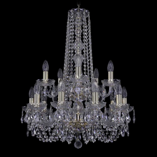 1406/10+5/195/h-75/2d/G Подвесная люстра Bohemia 1406 1406/10+5/195/h-75/2d/G