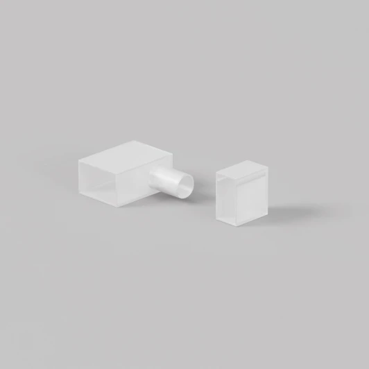 432032 Заглушки для гибкого неона 12x6 мм 2 шт. (выход вверх/вниз) Maytoni Изгиб поперек оптической оси 432032