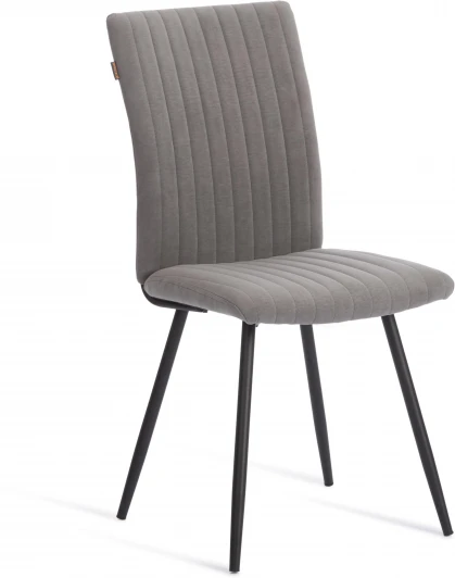 24610 Стул обеденный Monte Carlo (Флок /Серый,Черный) Tetchair арт.24610