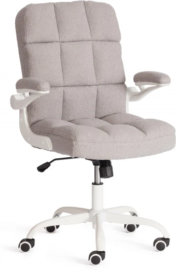 21802 Кресло Lugano Wh Tetchair (Ткань/Светло-серый) арт. 21802