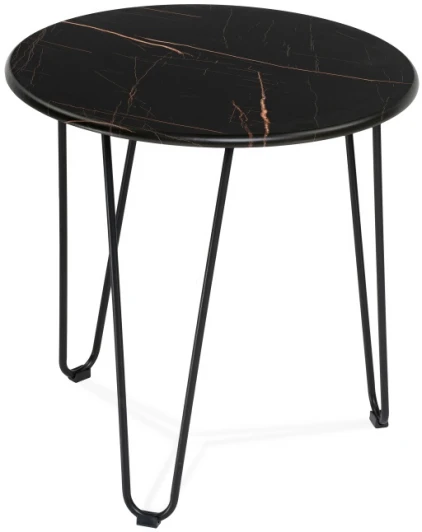 550562 Журнальный столик Woodville Шани кварц черный 550562