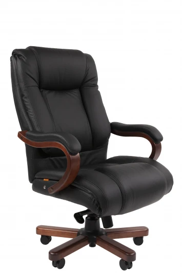 CHAIRMAN 503 Офисное кресло Chairman 503 Россия нат.кожа/экокожа черная (мультиблок)