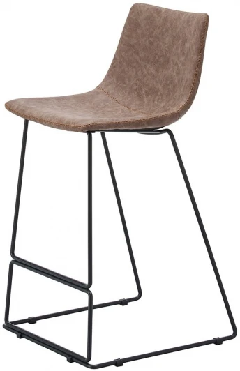 CQ-8347B BROWN2075 Стул полубарный CQ-8347B коричневый 2075
