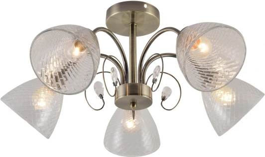 01512-0.4-05 AB Потолочная люстра на штанге Reluce 01512-0.4-05 AB (220V)