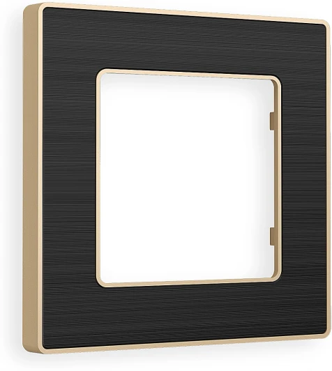 AF580541 Рамка Ambrella Volt ALFA Arctic (Черный Стекло органическое/Шампань) 1-ая AF580541