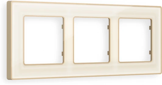AF580343 Рамка Ambrella Volt ALFA Arctic (Бежевый Стекло органическое/Шампань) 3-ая AF580343