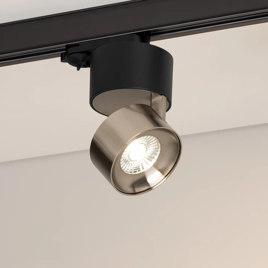 038110 Трековый светильник SP-PLURIO-TRACK-4TR-R77-9W Day4000 (BK-NI, 36 deg, 230V) (Arlight, IP20 Металл) 038110 (LED)