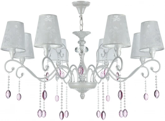 FR2306-PL-08-W Подвесная люстра Freya Adelaide FR2306-PL-08-W