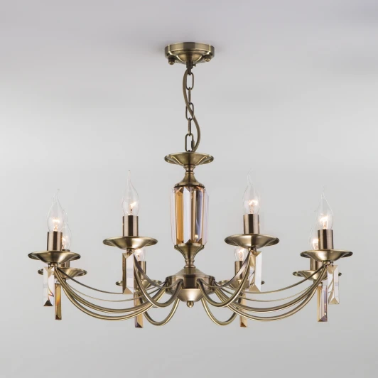 60087/8 античная бронза Подвесная люстра Eurosvet Volare 60087/8 античная бронза