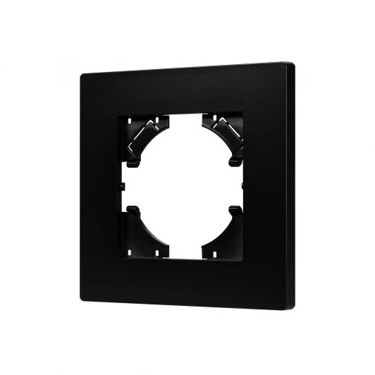 049689 Рамка пластиковая FRM-PERIO-PL-1-BK (Arlight) 049689