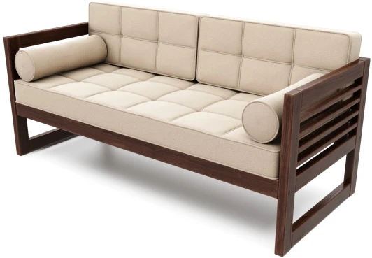 21885 Диван Arsko прямой Сега Б орех велюр бежевый