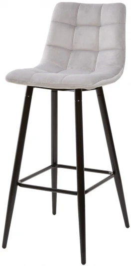XS2694UF91002 Барный стул M-City LECCO UF910-02 LIGHT GREY, велюр