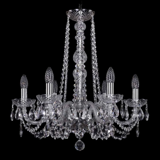 1406/6/195/h-58/Ni Подвесная люстра Bohemia 1406 1406/6/195/h-58/Ni