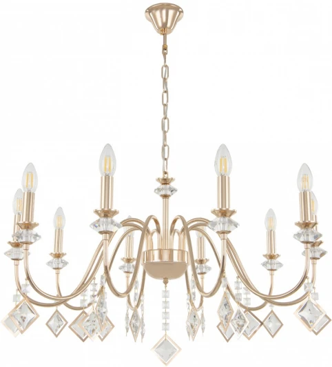 342101/10 FGD Подвесная люстра Arte Milano AM342101 342101/10 FGD (220V, подвески, на цепи, подсвечник, свеча)