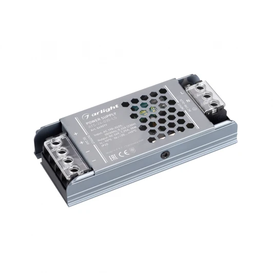 049077 Блок питания ATS-24-030-LS (24V, 1.25A, 30W) (Arlight, IP20 Сетка, 5 лет) 049077