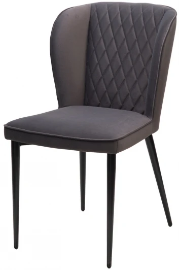 461MC05045 Стул НЕКСТ Barkhat 80 Темный тауп, велюр без пальчиковый"/ черный каркас М-City"
