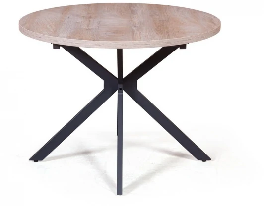 18825 Стол Top Concept круглый Vegas раздвижной (100+40) дуб эндгрейн