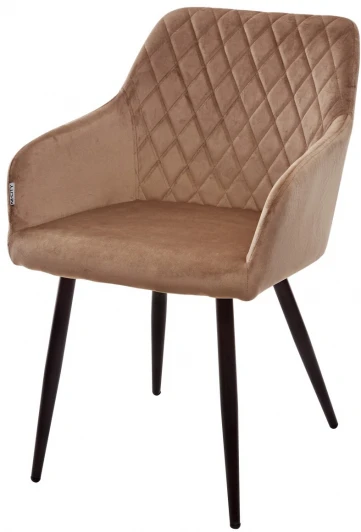 UDC8266G06211 Стул M-City BRANDY бежевый, велюр G062-11