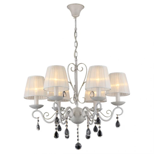 10850/6C GOLD IVORY Подвесная люстра Natali Kovaltseva 10850 10850/6C GOLD IVORY