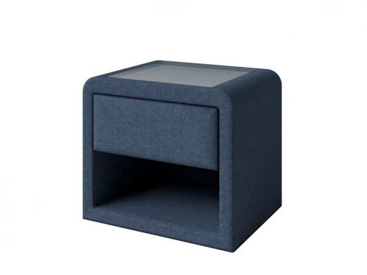2046773 Тумба Cube (Ткань: Рогожка Nice Океан) PROxSON 52x41 2046773