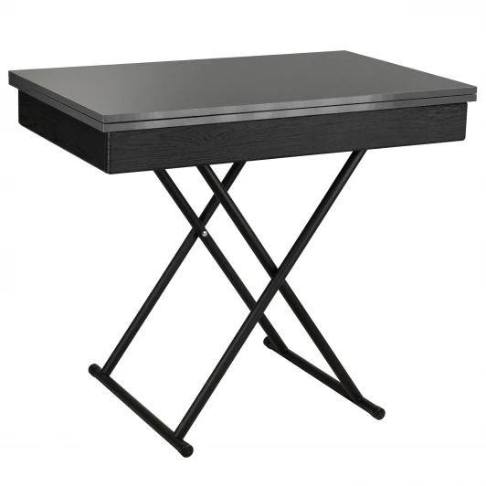 009428 Стол-трансформер Лерон графит темный/черный Mebelik 009428