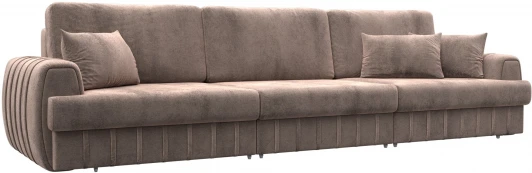 129246 Диван прямой Лига-057 НПБ Лонг Лига Диванов (Велюр) арт.129246