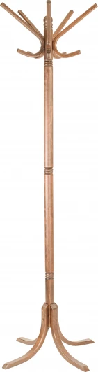 009099 Вешалка напольная В 8Н светло-коричневый Mebelik арт.009099