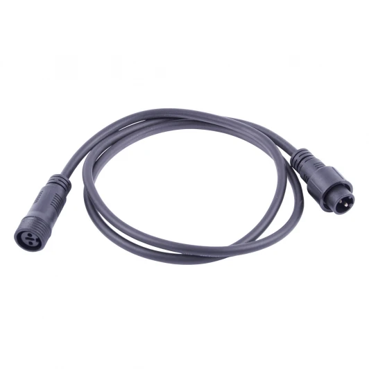 UCX-F90 E/1M/BK Удлинитель для гирлянд серии F90PRO 1м статика/мерцание IP67 черный Uniel UCX-F90 E/1M/BK