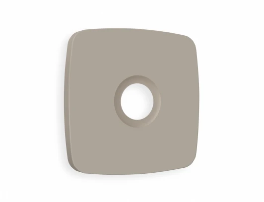 OP3730 Лицевая панель Ambrella Volt OMEGA (Серо-бежевый матовый) для TV розетки QUANT OP3730