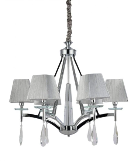 LDP 1240-6 CHR Подвесная люстра Lumina Deco Valentina LDP 1240-6 CHR