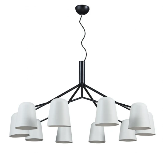 ENRIQUE SP10 BLACK/WHITE Подвесная люстра Crystal Lux ENRIQUE SP10 BLACK/WHITE