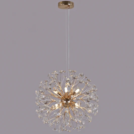 IL5006-9PPA-26 GD BOND Подвесная люстра хрустальная ILLUMICO IL5006-9PPA-26 GD BOND