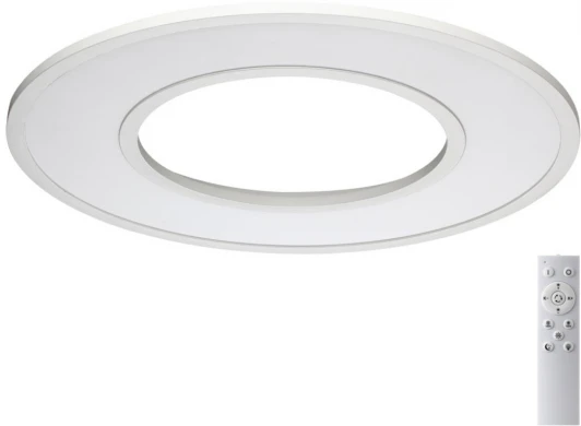 7718/52L Потолочный светильник круглый Sonex Altair 7718/52L металл/акрил/белый LED 52Вт 3000-6500К D590 IP20 пульт ДУ (220V, круглые)