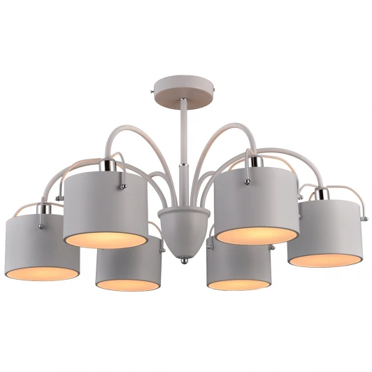 FLOCCO 75069/6C CHROME Потолочная люстра Natali Kovaltseva Flocco 75069/6C CHROME