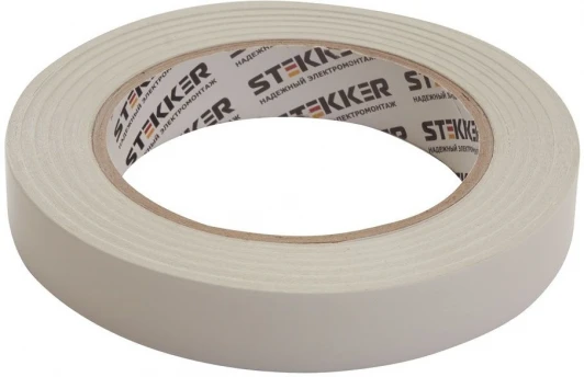39148 Скотч двусторонний на полипропиленовой основе 18мм длина 30м Stekker 39148
