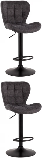 УТ000040581 Стул Stool Group барный ПОРШЕ серый 2 шт. арт.УТ000040581