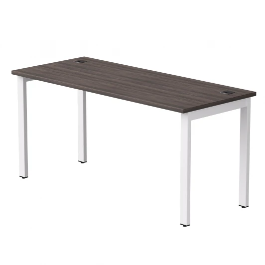 254S008DK9003 Стол прямой Everprof EVO (ЭВО) на металлокаркасе 1580х670х755 мм Дуб Пасадена/Белый 254S008DK9003