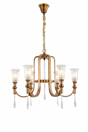 LDP 8041-6 S.GD Подвесной светильник Lumina Deco Rionella LDP 8041-6 S.GD