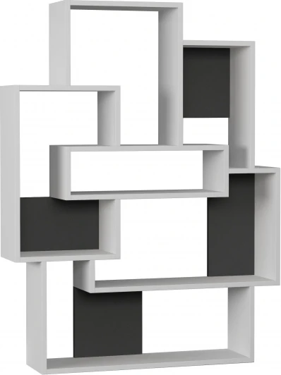 LEV00582 Стеллаж прямой BARCE BOOKCASE LEVE (ЛДСП/Белый) арт.LEV00582