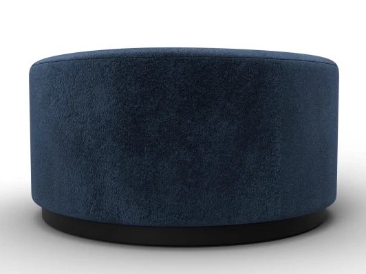 132369 Пуф 005 (ДСП/Пластик/Велюр/Синий) Лига Диванов 132369