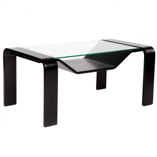 009741 Стол журнальный Гурон 1 черный матовый Mebelik 009741
