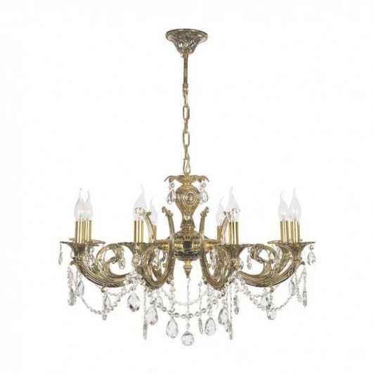 Carisio E 1.1.8.600 GB Подвесная люстра Dio D'Arte Carisio E 1.1.8.600 GB (220V, на цепи, подсвечник, свеча)