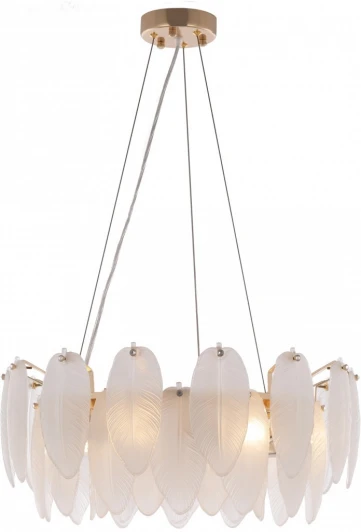 4653.D550.H240.E14.6 G Подвесная люстра Arte Milano AM-4653 4653.D550.H240.E14.6 G (220V, на тросе, перо)