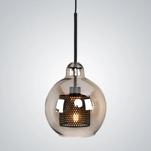 Catch-Amber01 Подвесной светильник Catch Amber Pear S D25 By ImperiumLoft Catch-Amber01 (220V, на проводе, шар)