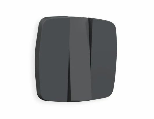 OP9050 Лицевая панель Ambrella Volt OMEGA (Графит Мягкое касание) для 3-клавишных выключателей QUANT OP9050